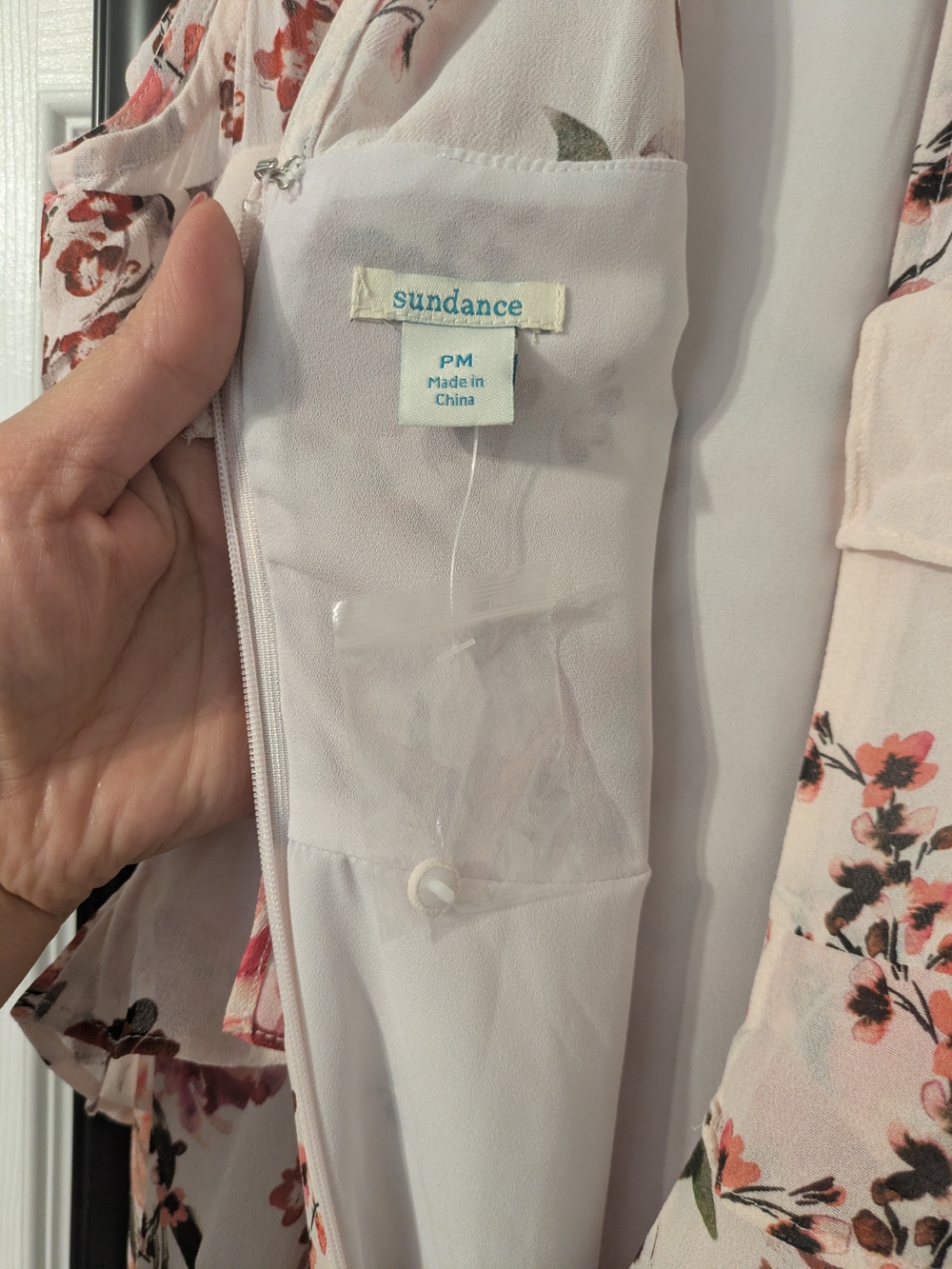 Sundance Blushing Gardens Maxi Dress with Pink Floral Print - Picture 8 of 9
